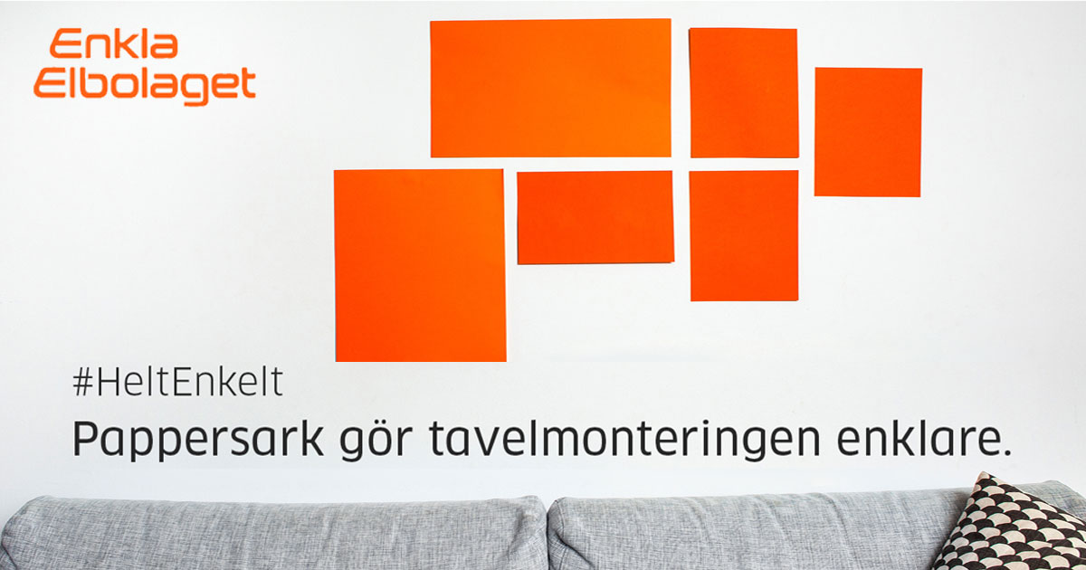 Lätt att hänga upp tavlor